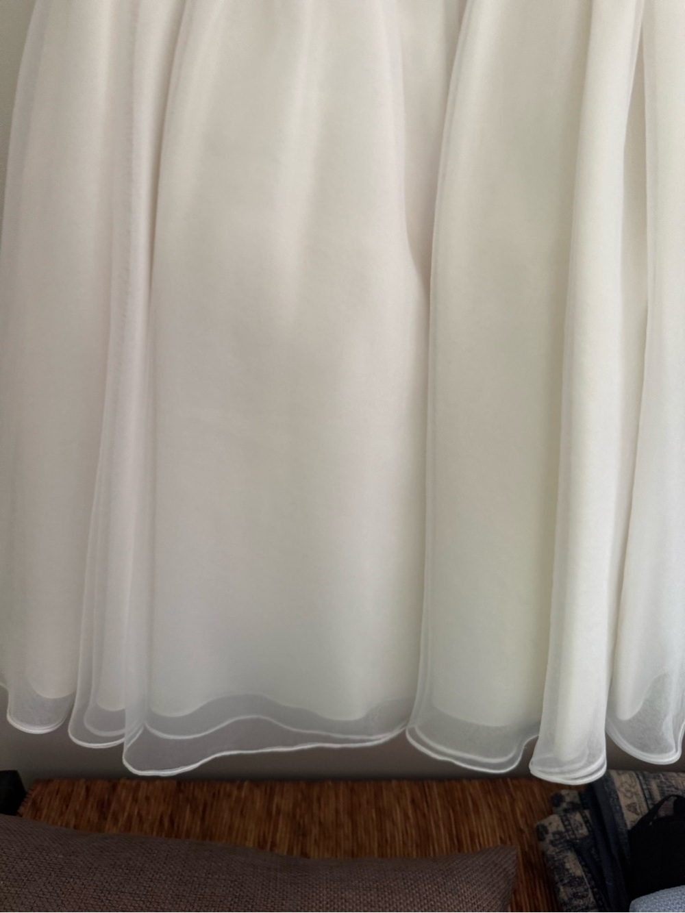 Elaina do Vale Couture Ivory Girls' Tulle Dress with Embellished Waist - size 10 - Picture 6 of 9